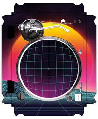 Technics 1200 / 1210 MK2 VERTICAL Skin Synthwave Horizon