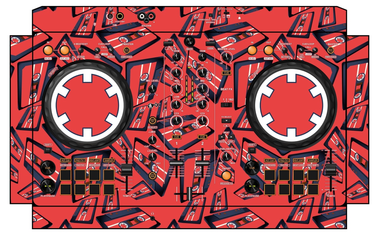Pioneer DJ DDJ FLX 4 Skin Tapedeck