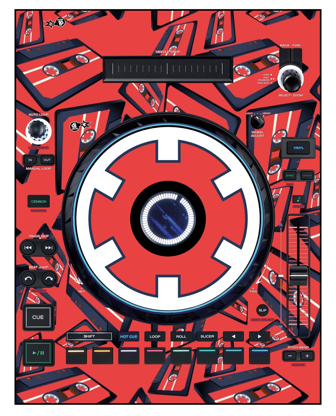 Denon DJ LC 6000 Skin Tapedeck