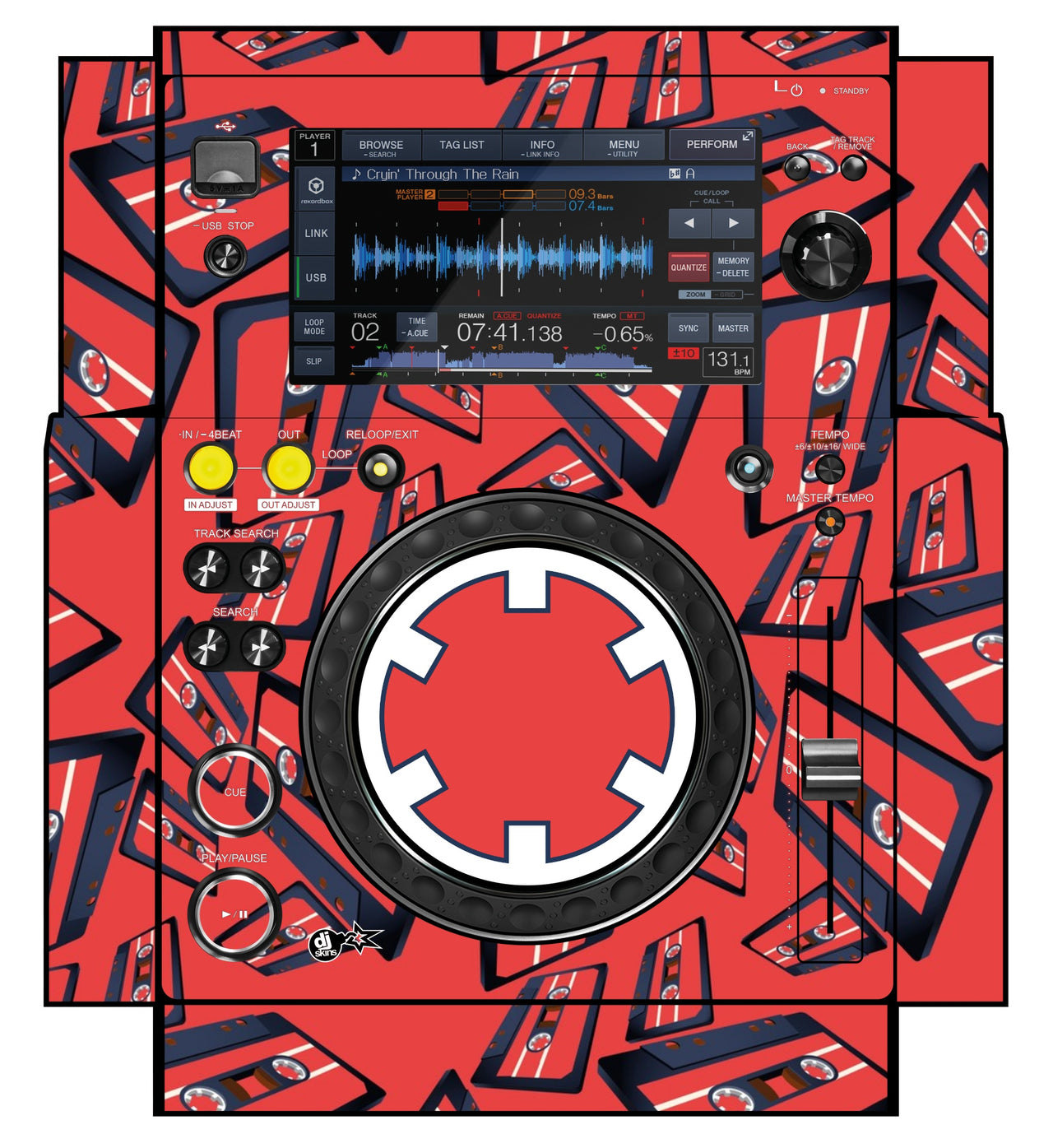 Pioneer DJ XDJ 700 Skin Tapedeck