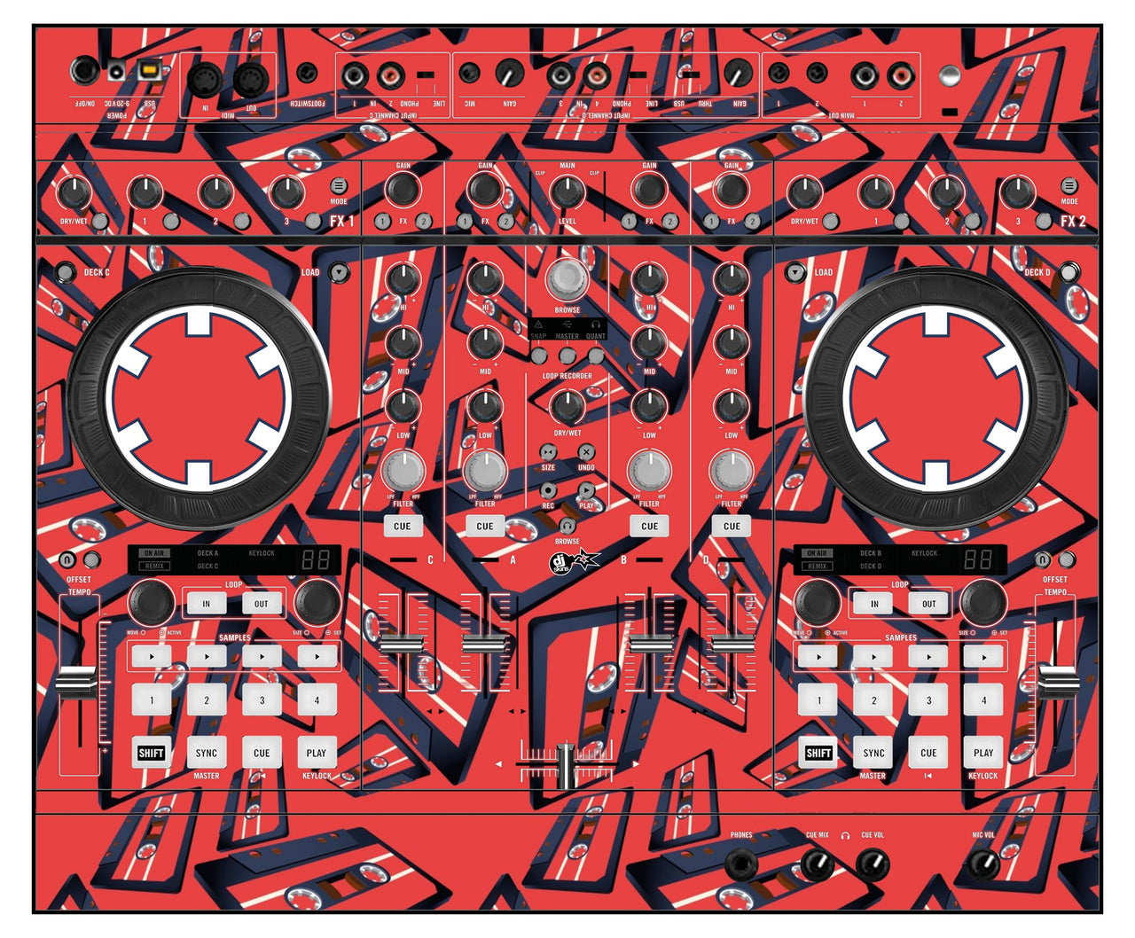 Native Instruments S4 MK1 Skin Tapedeck
