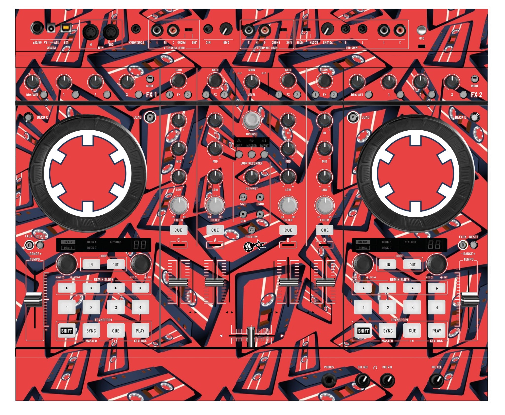 Native Instruments S4 MK2 Skin Tapedeck