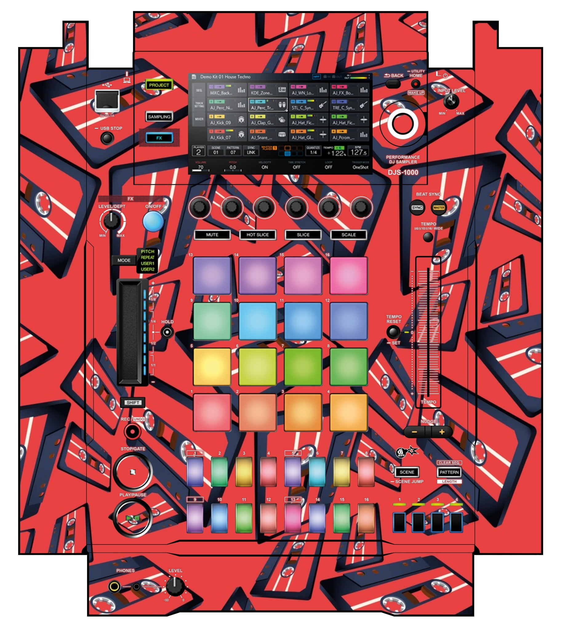 Pioneer DJ DJS 1000 Skin Tapedeck