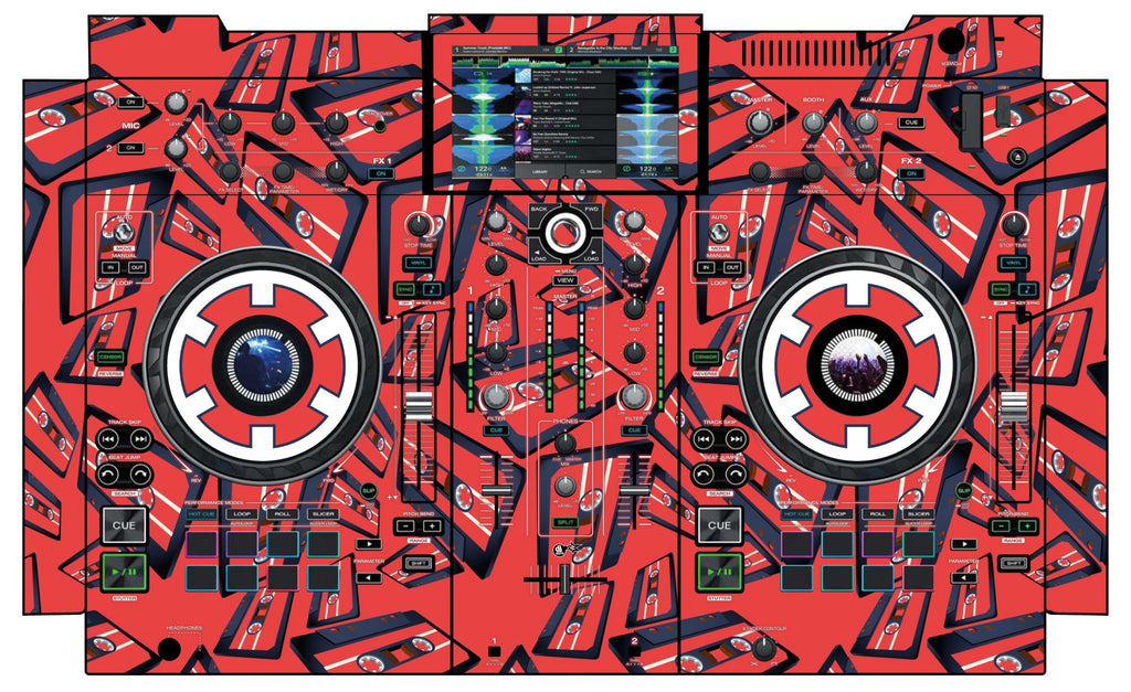 Denon DJ PRIME 2 Skin Tapedeck