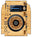 Pioneer DJ XDJ 1000 MK2 Skin Thudrumble Wood