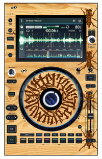 Denon DJ SC 6000 Skin Thudrumble Wood