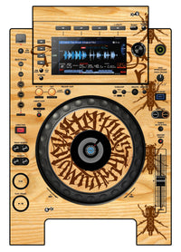 Pioneer DJ CDJ 900 NEXUS Skin Thudrumble Wood
