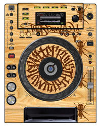 Pioneer DJ CDJ 850 Skin Thudrumble Wood