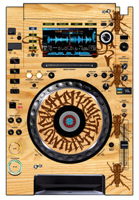 Pioneer DJ CDJ 2000 Skin Thudrumble Wood