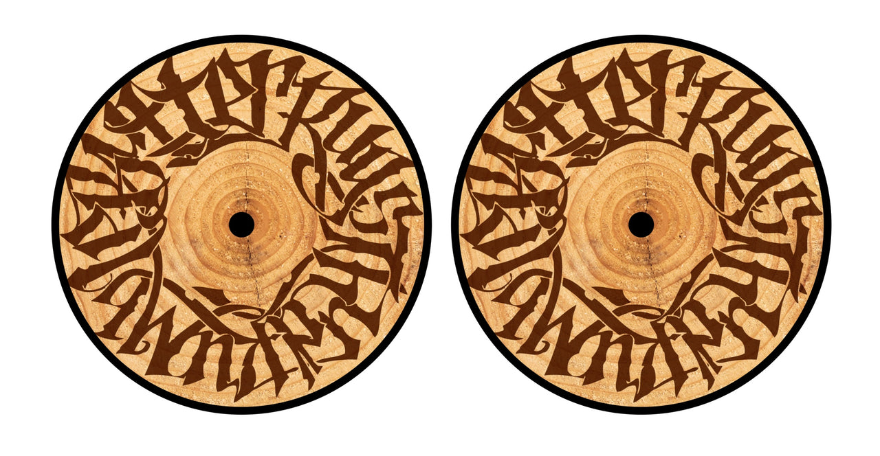 Universal Vinyl Labelsticker (10.2 cm - REGULAR) Skin Thudrumble Wood