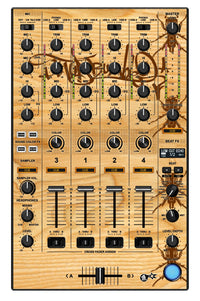 Pioneer DJ DDJ 1000 SRT MIXER Skin Thudrumble Wood