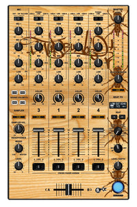 Pioneer DJ DDJ 1000 MIXER Skin Thudrumble Wood