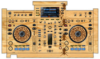 Pioneer DJ XDJ RX Skin Thudrumble Wood