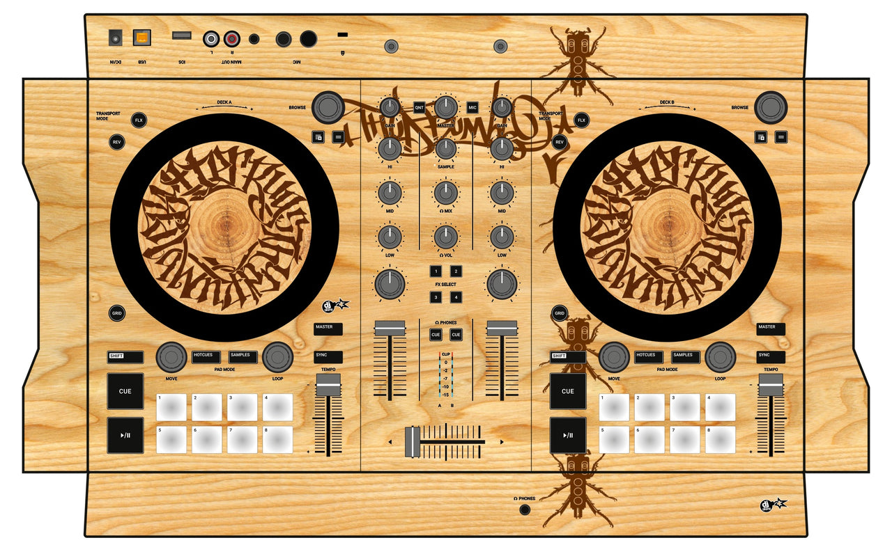 Native Instruments S2 MK3 Skin Thudrumble Wood