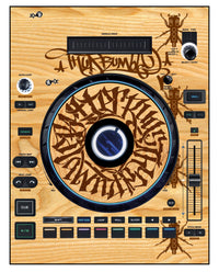 Denon DJ LC 6000 Skin Thudrumble Wood