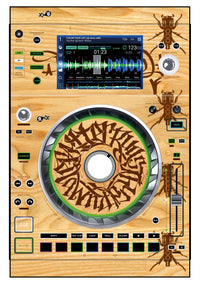 Denon DJ SC 5000 Skin Thudrumble Wood
