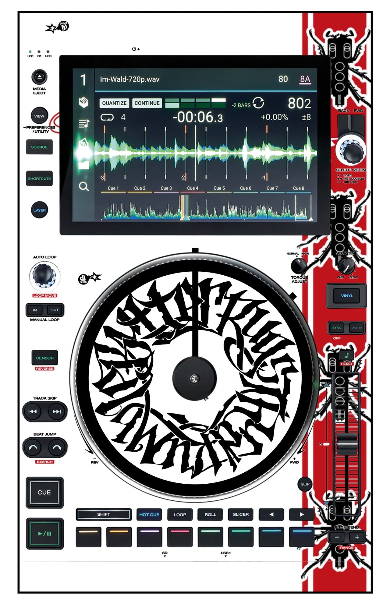 Denon DJ SC 6000 M Skin Thudrumble