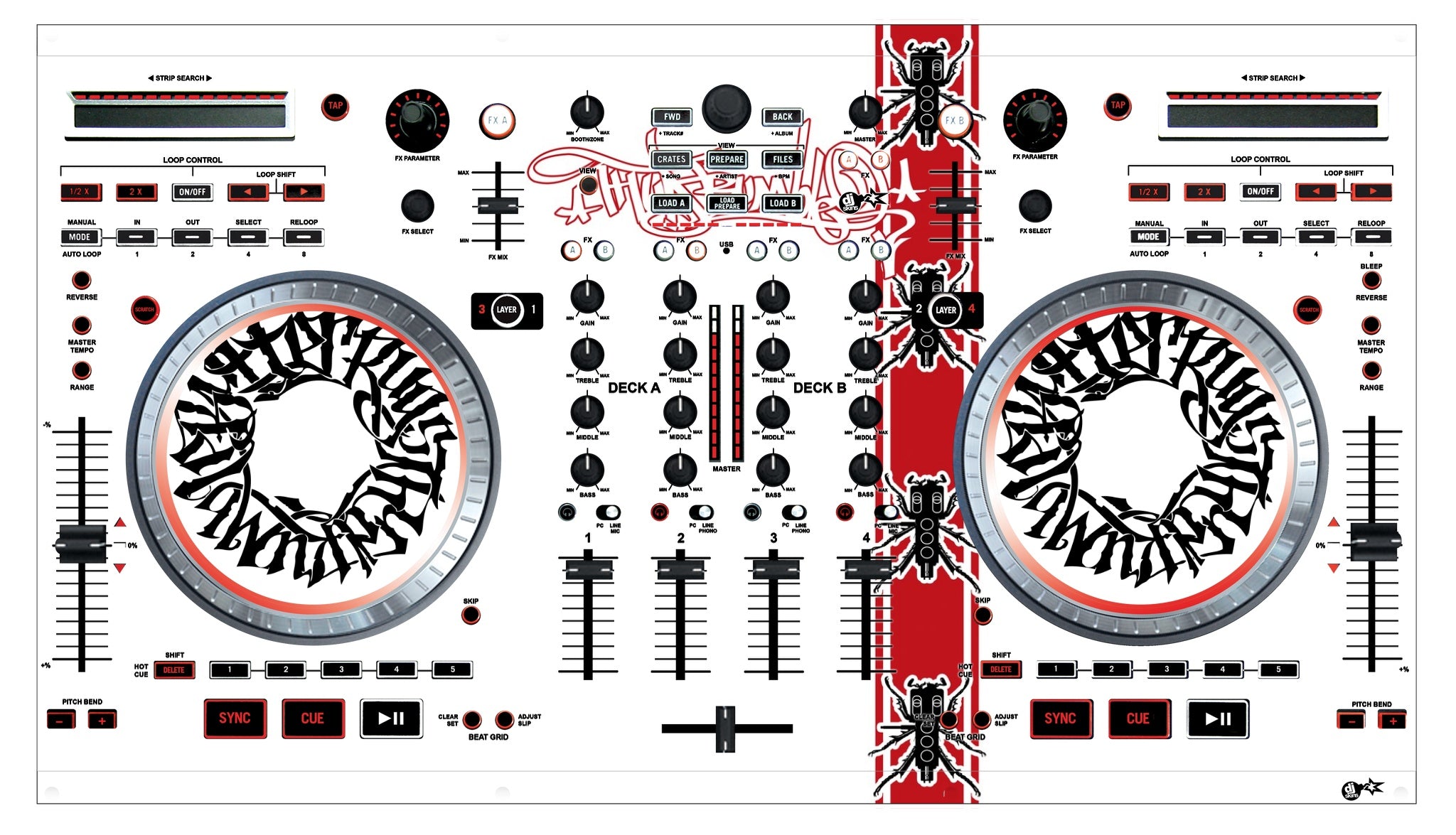 Numark NS 6 Skin Thudrumble