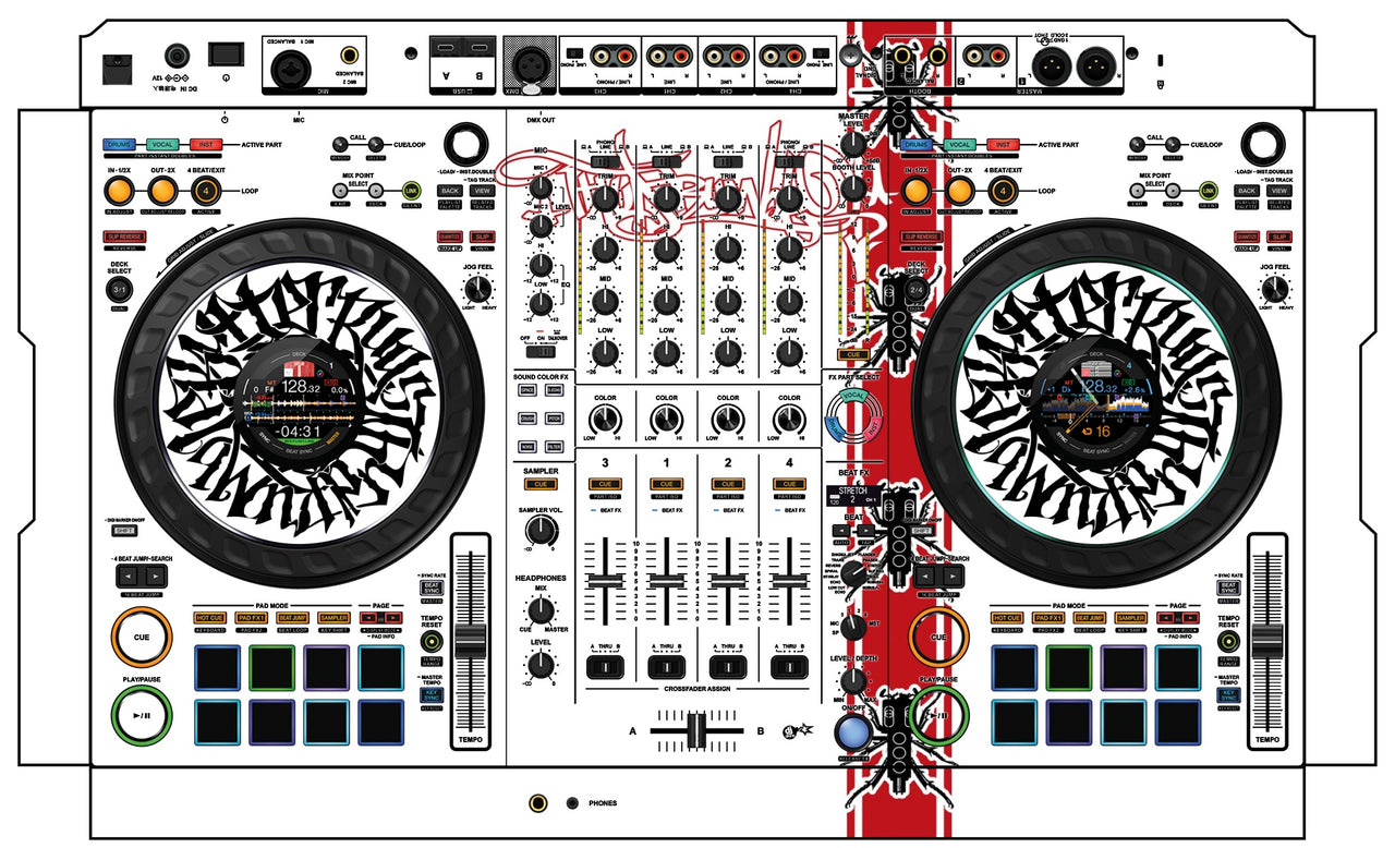 Pioneer DJ DDJ FLX10 Skin Thudrumble