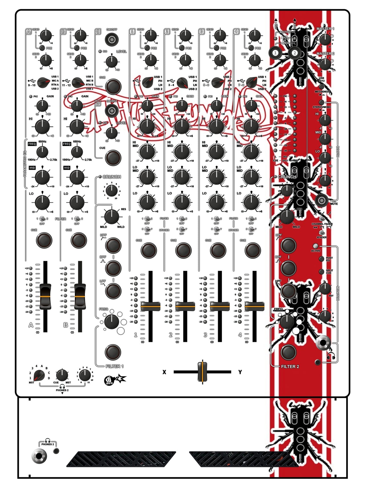 Allen and Heath XONE 96 Skin Thudrumble