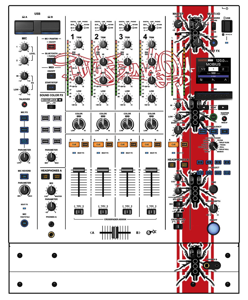 Pioneer DJ DJM A9 Skin Thudrumble