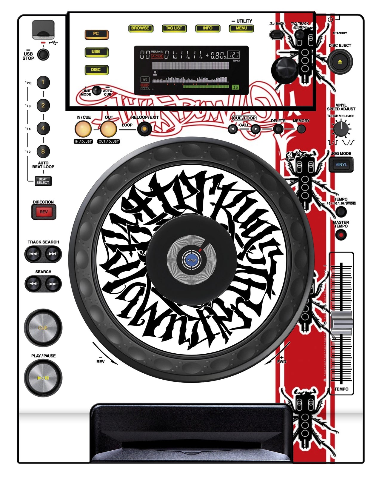 Pioneer DJ CDJ 850 Skin Thudrumble