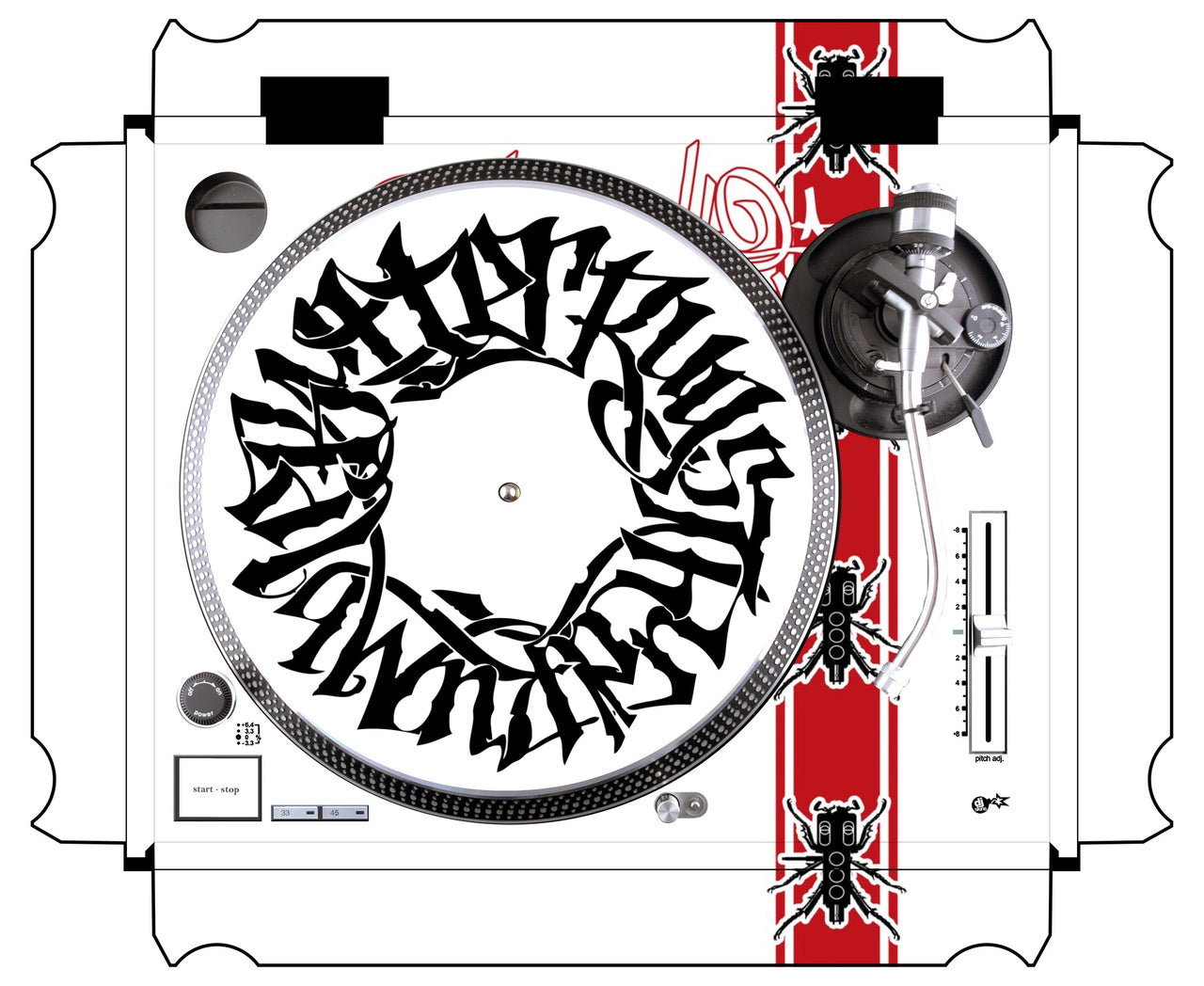 Technics 1200 / 1210 MK2 Skin Thudrumble