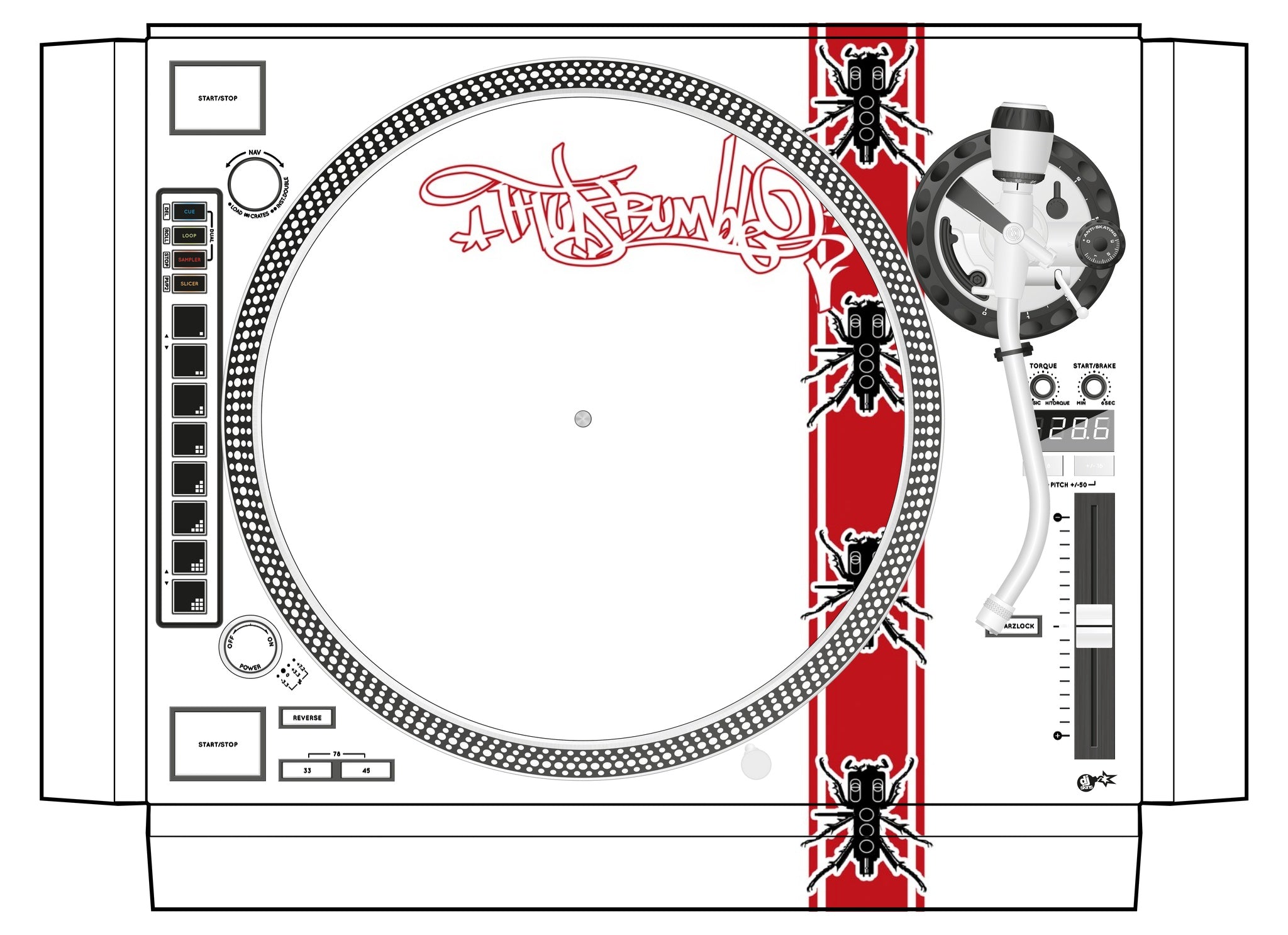 Reloop RP 8000 Skin Thudrumble