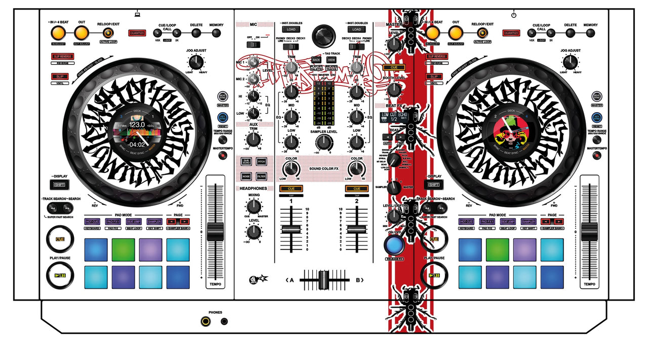 Pioneer DJ DDJ 800 Skin Thudrumble