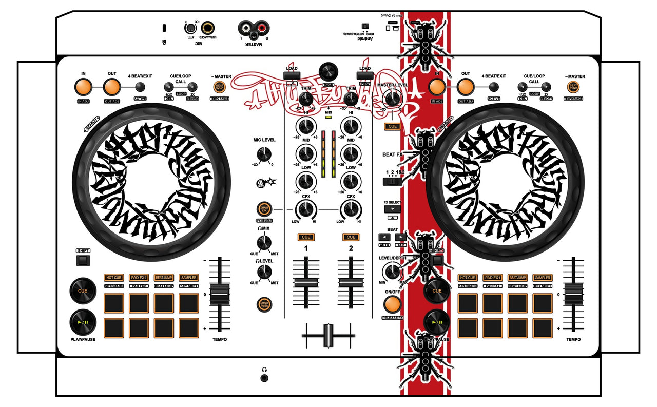Pioneer DJ DDJ FLX 4 Skin Thudrumble