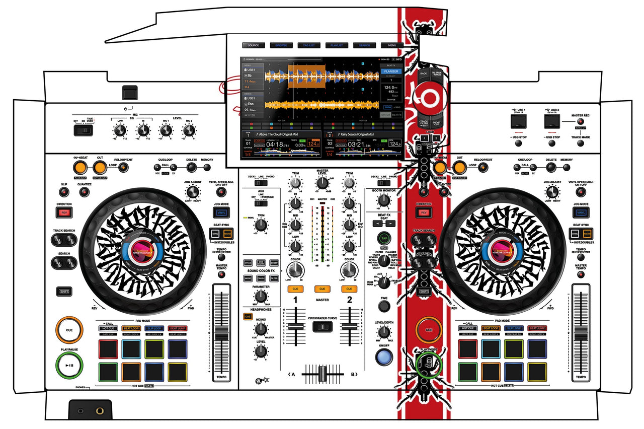 Pioneer DJ XDJ RX 3 Skin Thudrumble