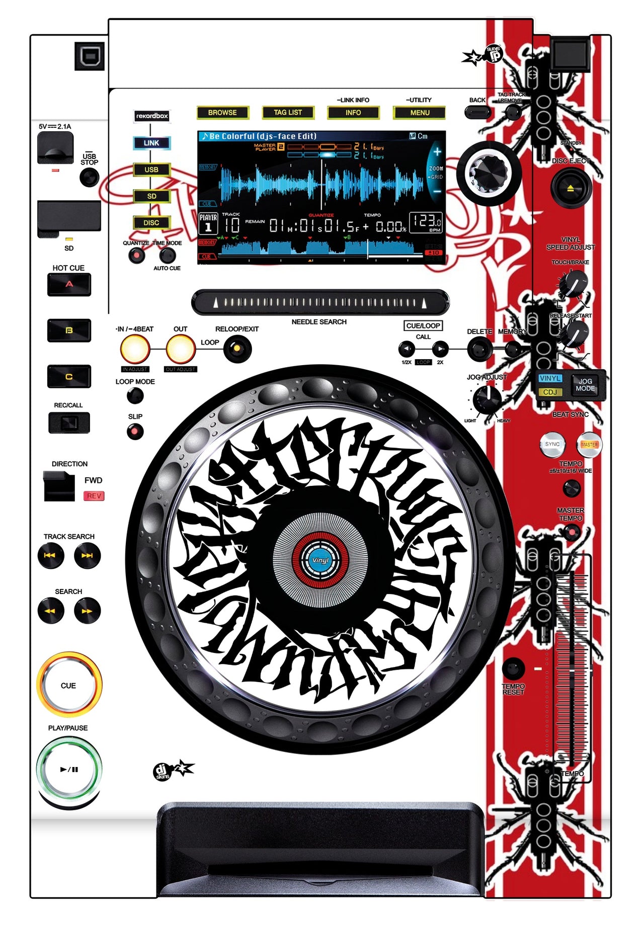Pioneer DJ CDJ 2000 NEXUS Skin Thudrumble