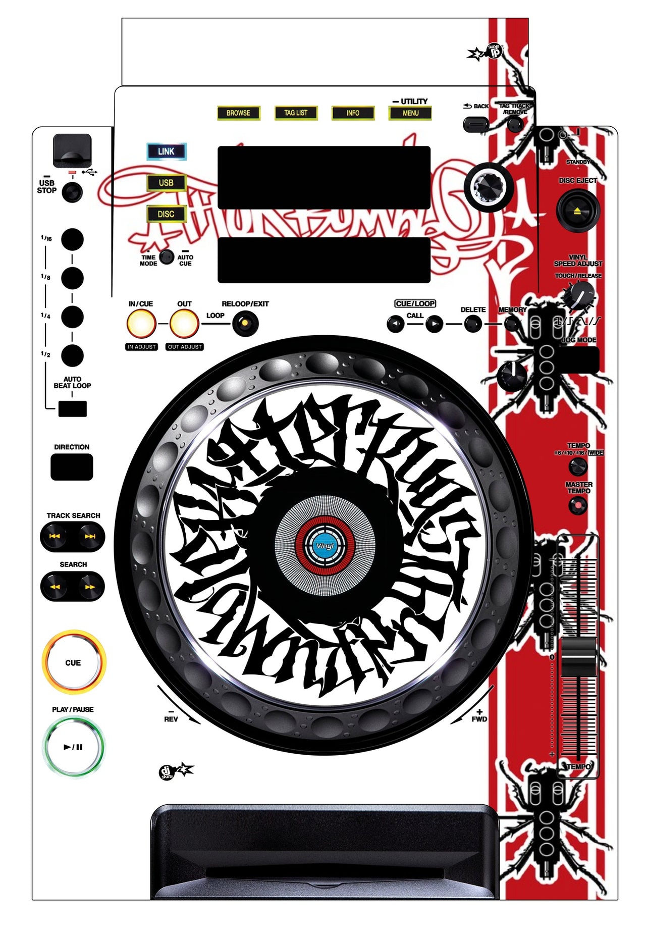 Pioneer DJ CDJ 900 Skin Thudrumble