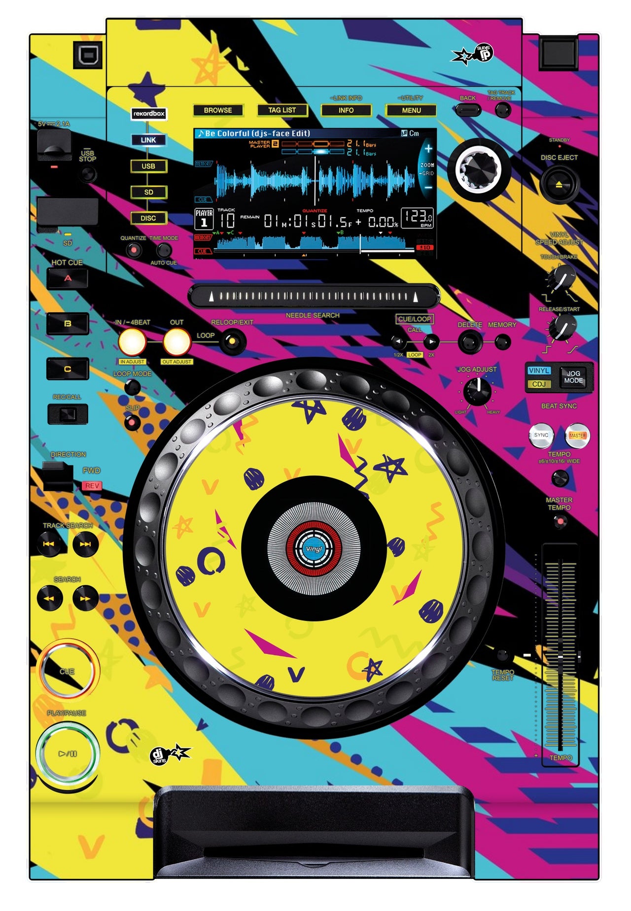 Pioneer DJ CDJ 2000 NEXUS Skin Trashkid