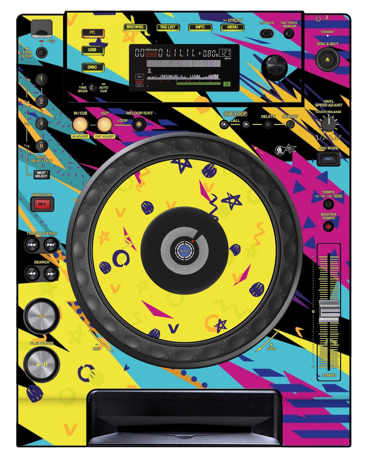 Pioneer DJ CDJ 850 Skin Trashkid