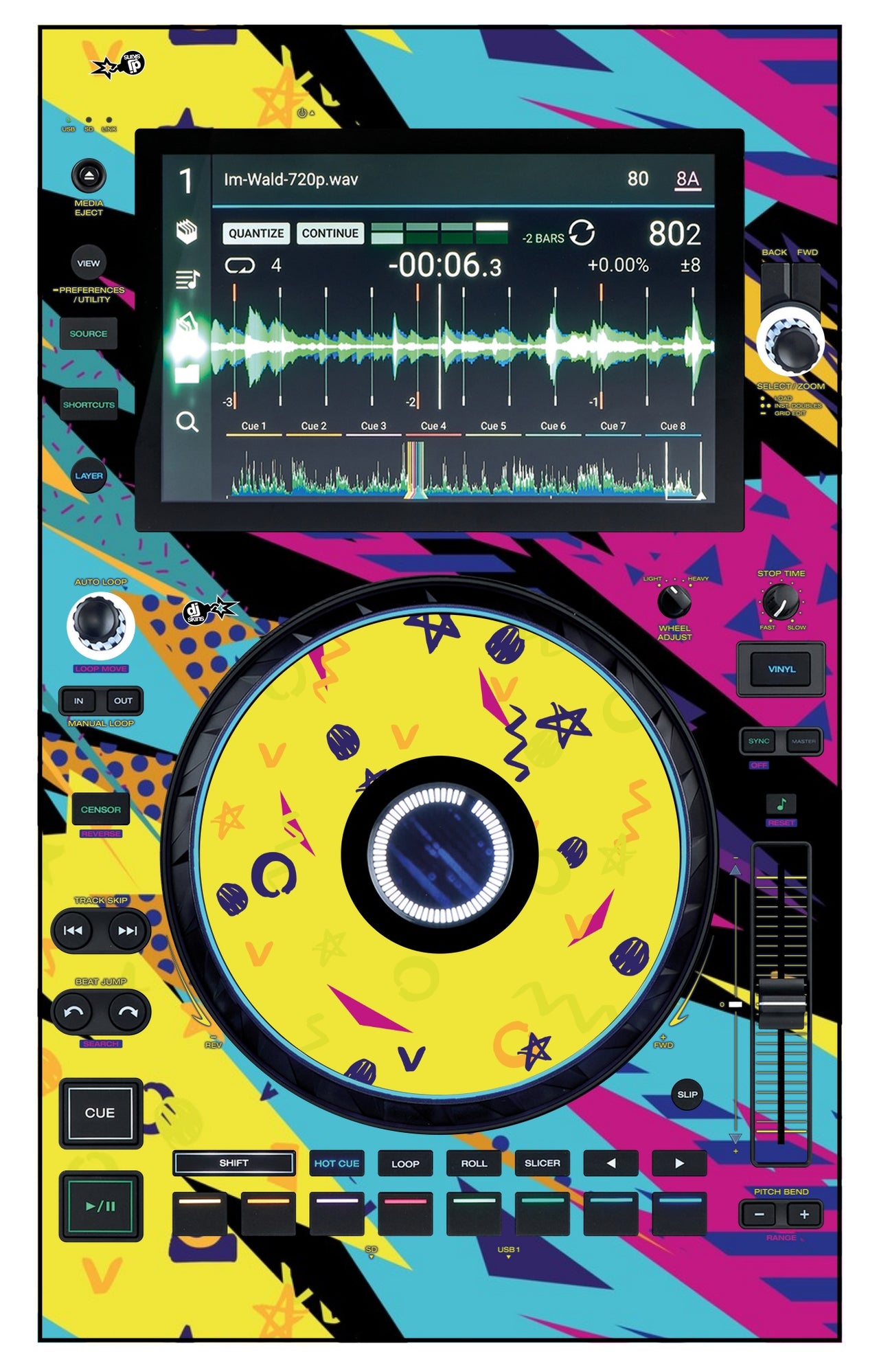 Denon DJ SC 6000 Skin Trashkid