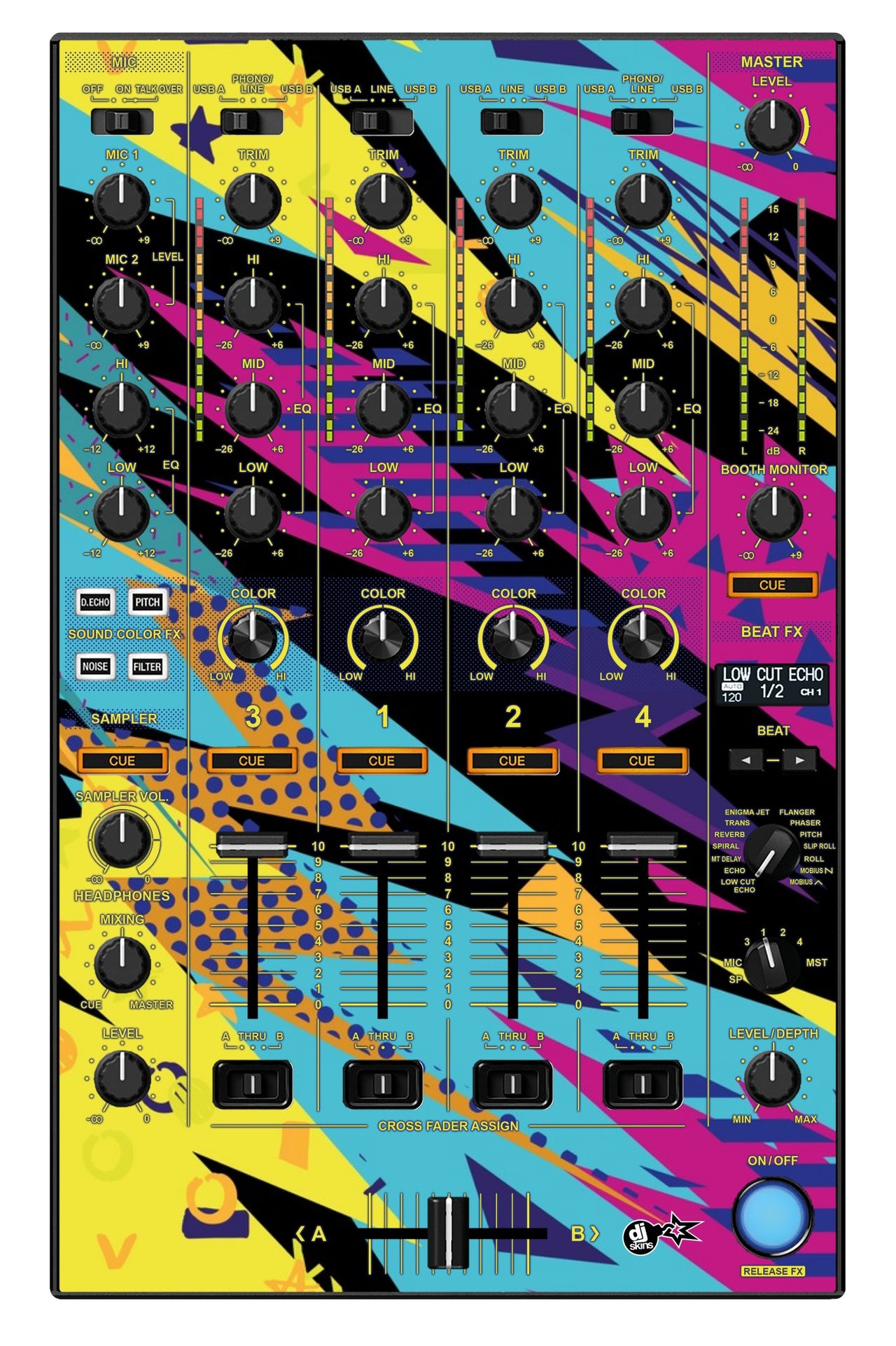 Pioneer DJ DDJ 1000 MIXER Skin Trashkid