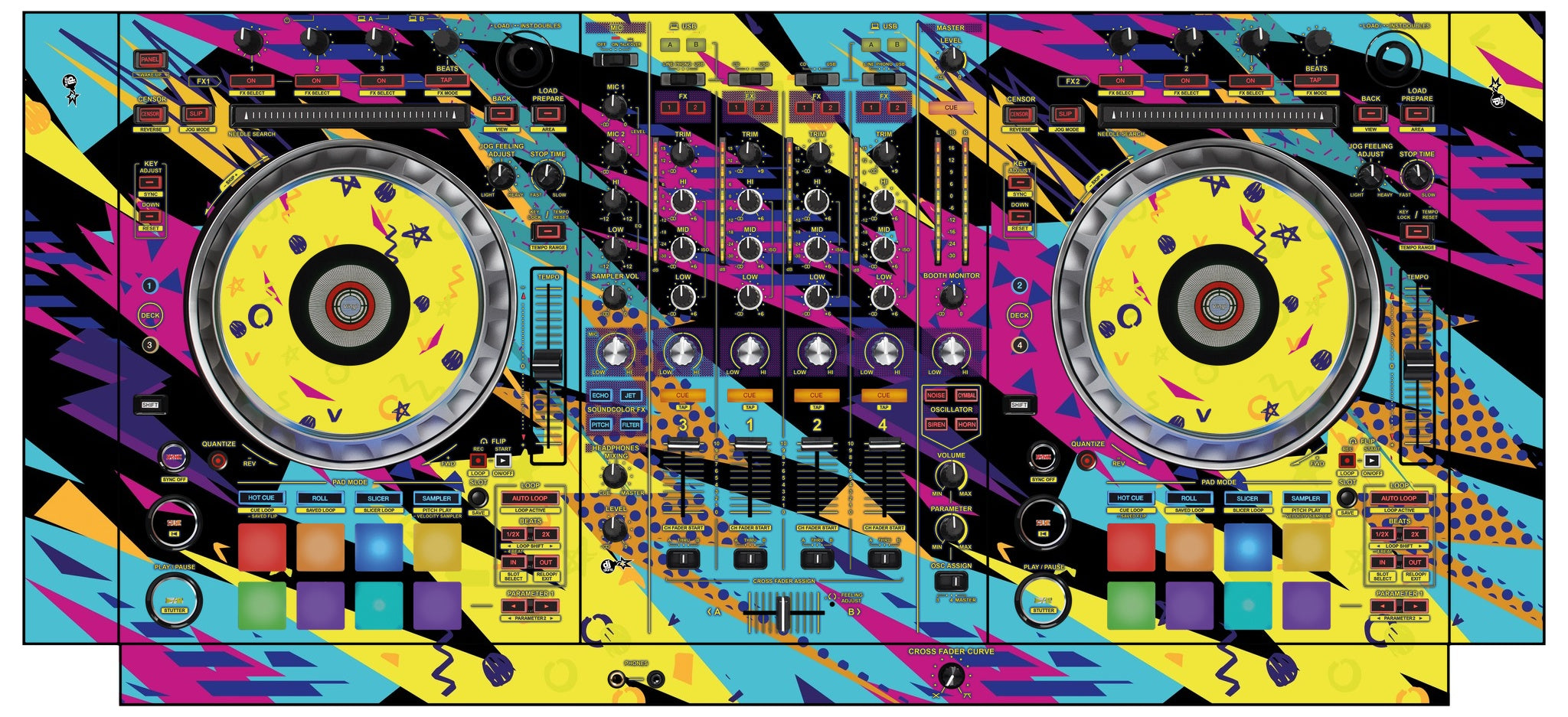 Pioneer DJ DDJ SZ 2 Skin Trashkid