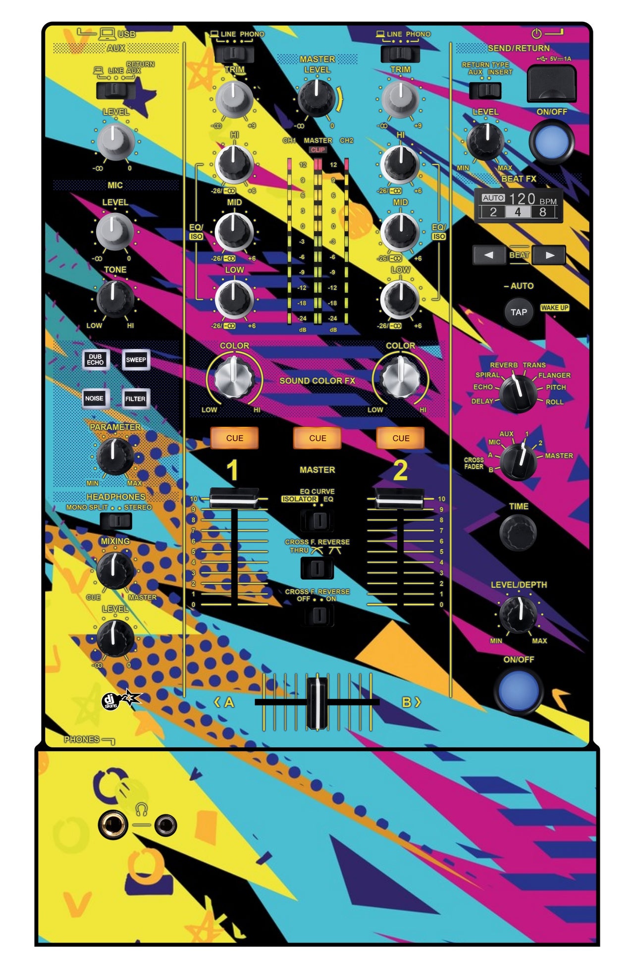 Pioneer DJ DJM 450 Skin Trashkid