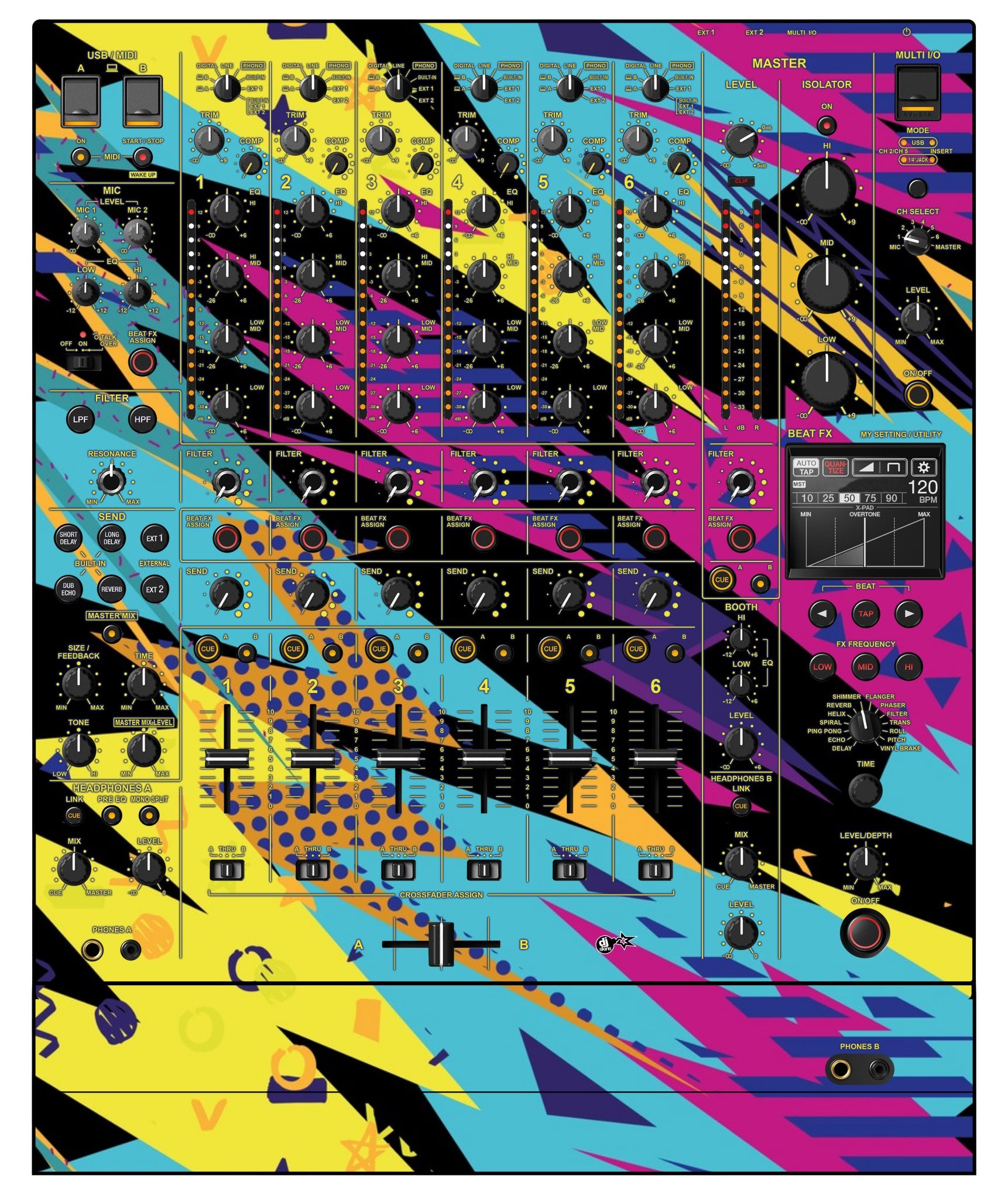 Pioneer DJ DJM V10 Skin Trashkid