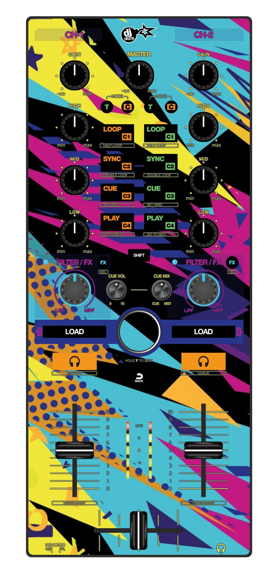 Reloop Mixtour Skin Trashkid