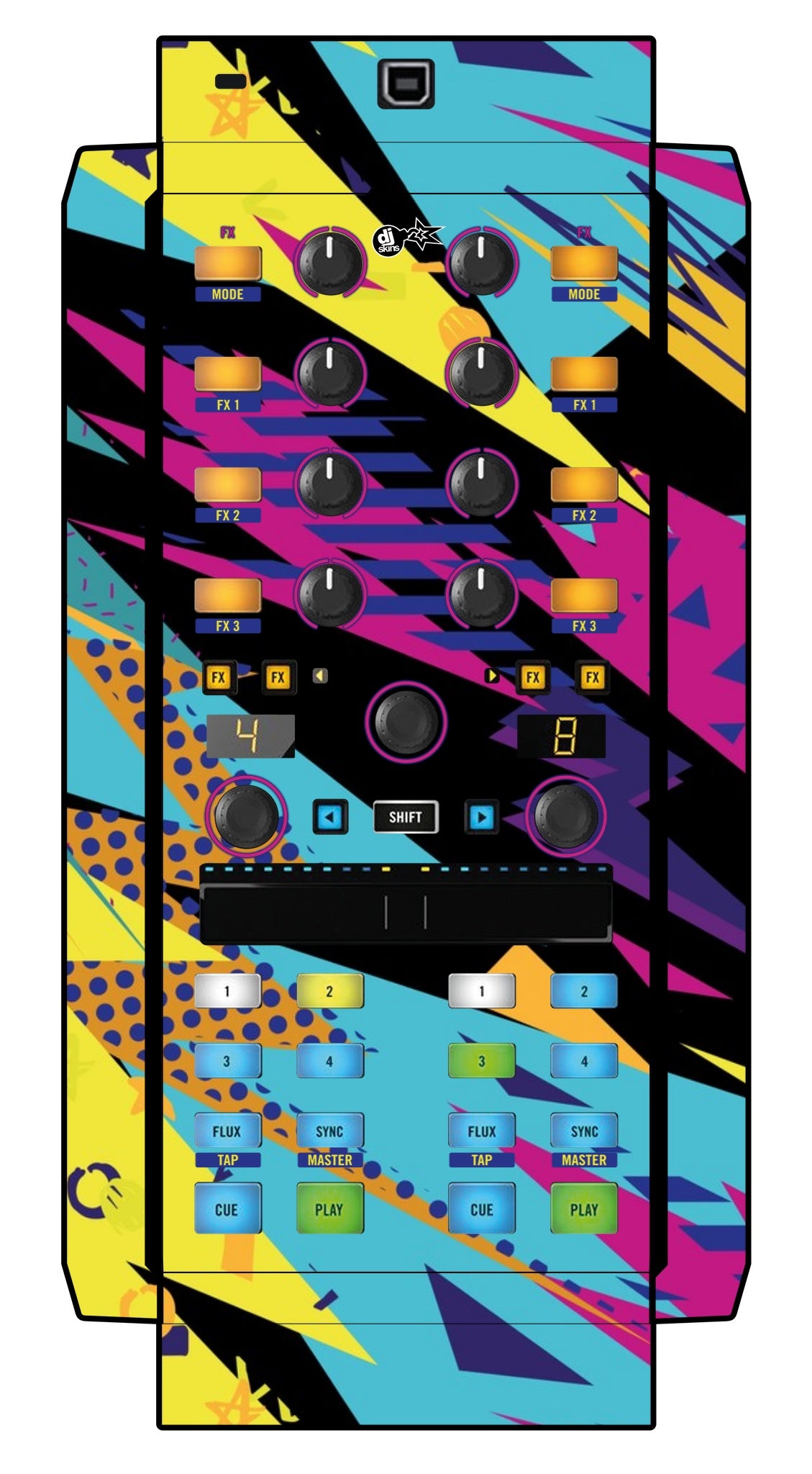 Native Instruments X1 MK2 Skin Trashkid