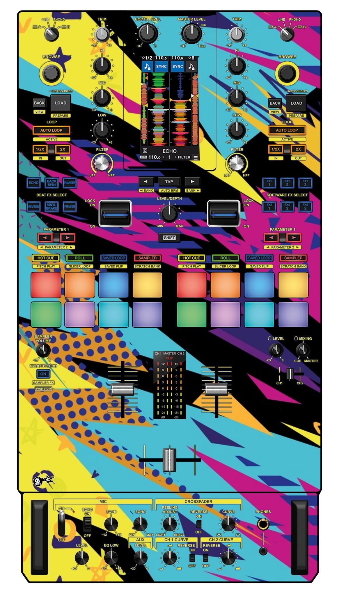 Pioneer DJ DJM S11 Skin Trashkid