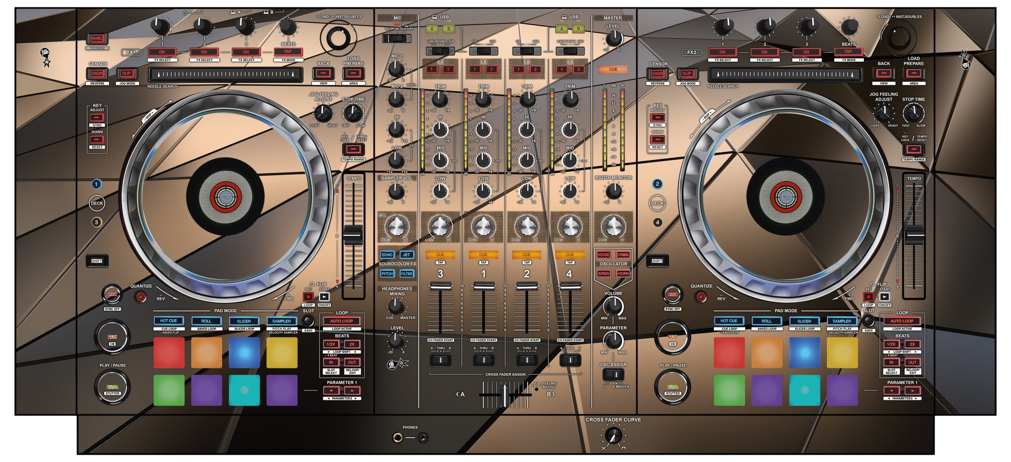 Pioneer DJ DDJ SZ 2 Skin Veneno