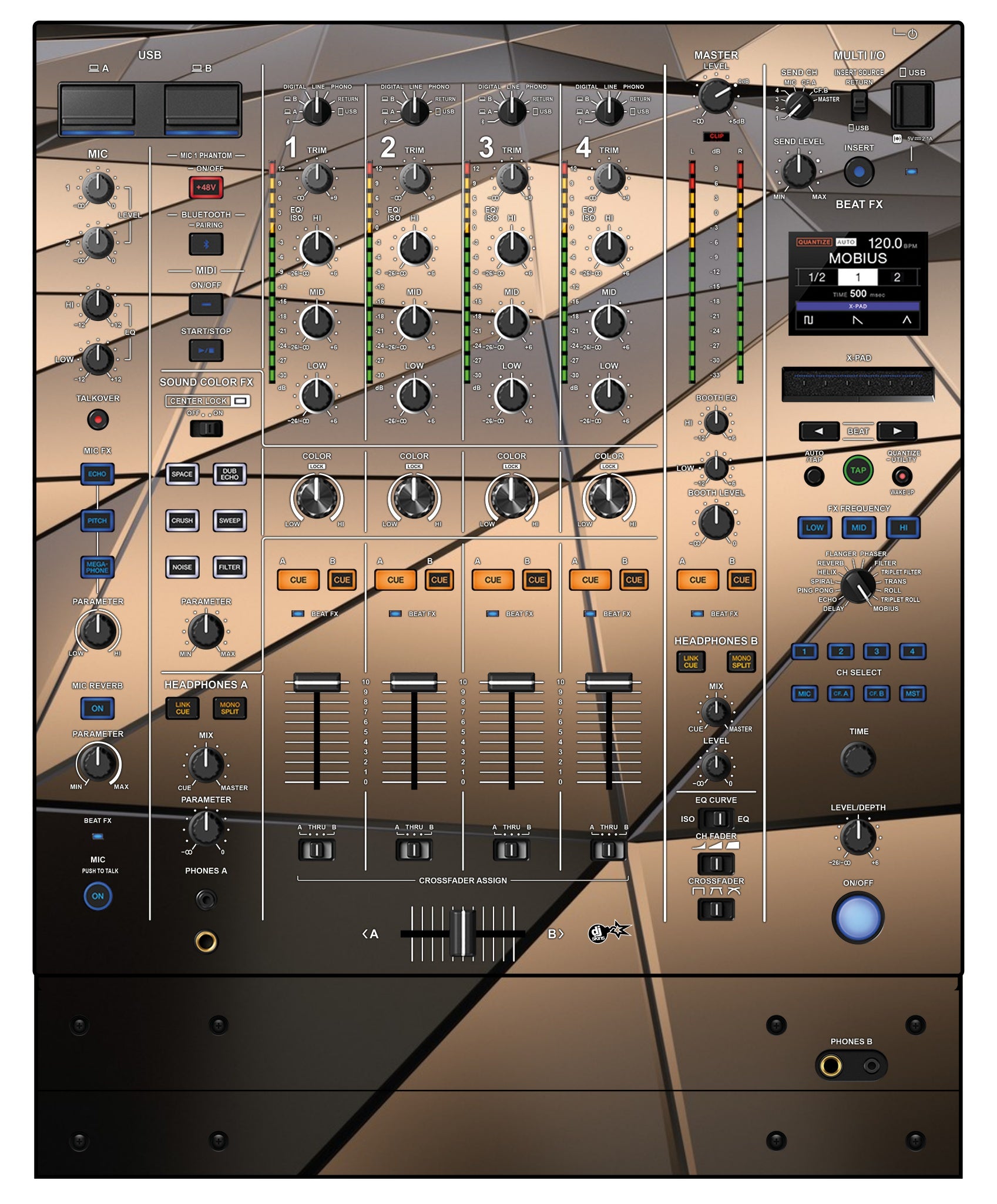 Pioneer DJ DJM A9 Skin Veneno