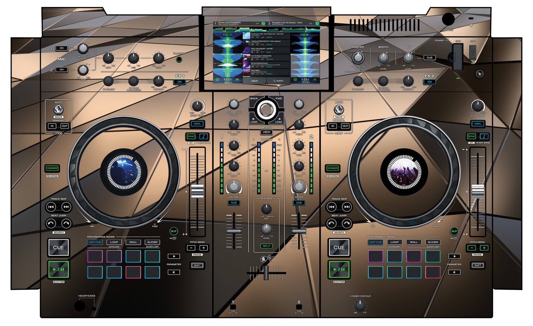 Denon DJ PRIME 2 Skin Veneno