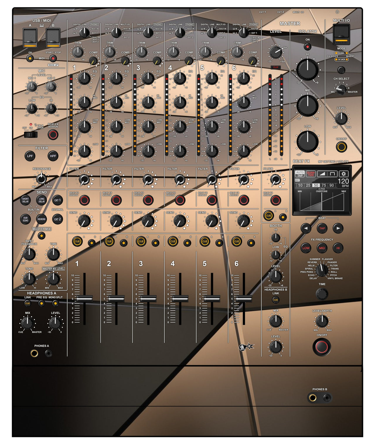 Pioneer DJ DJM V10 LF Skin Veneno