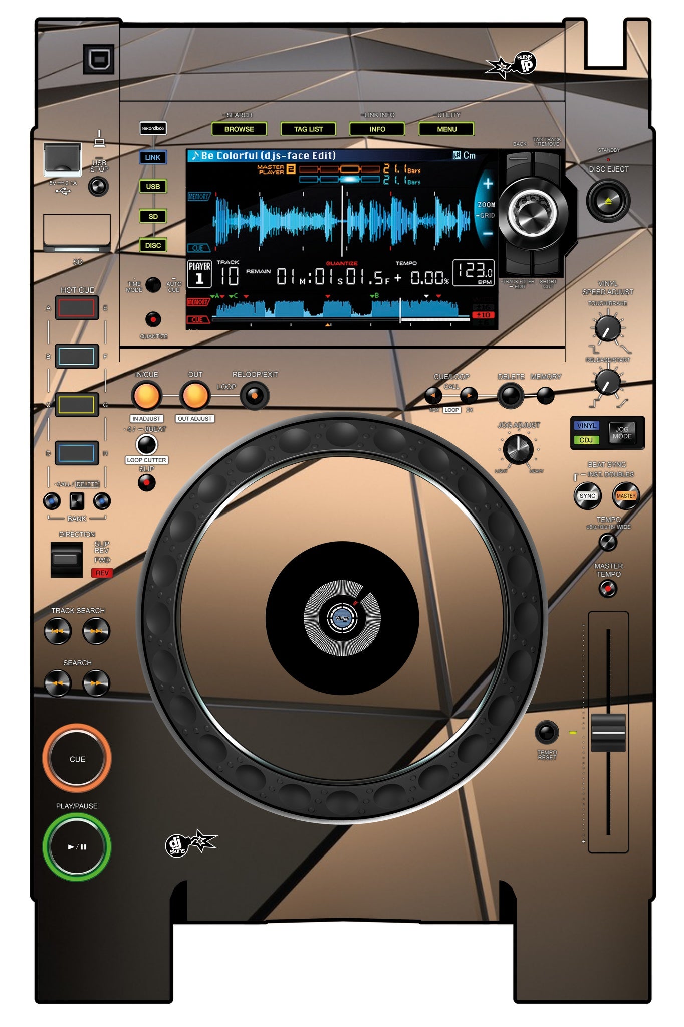 Pioneer DJ CDJ 2000 NEXUS 2 Skin Veneno