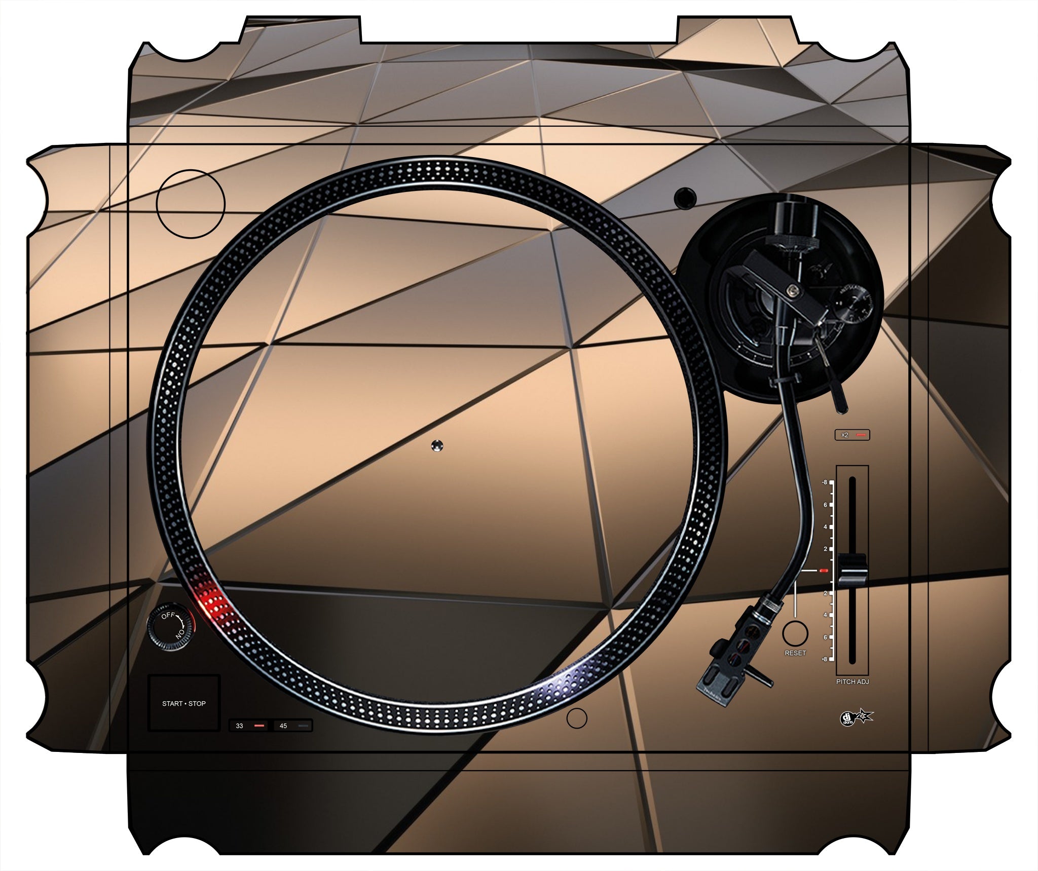 Technics 1200 / 1210 MK7 Skin Veneno