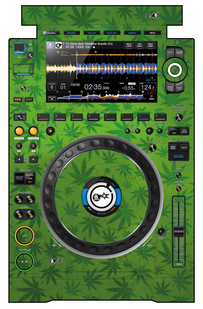 Pioneer DJ CDJ 3000 Skin Weedhead